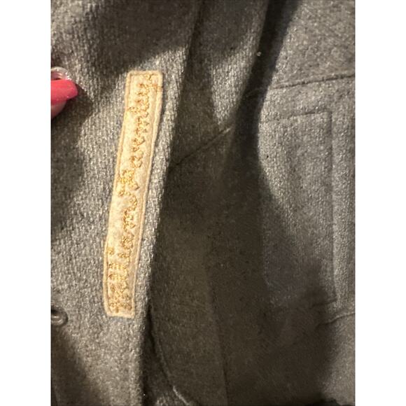 Vintage 60S Wool Varsity Jacket Yellow/ Gray - Picture 6 of 10